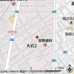 日本政策金融公庫静岡寮周辺の地図