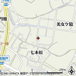 愛知県東海市加木屋町七本松82周辺の地図