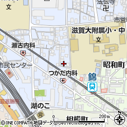 滋賀県大津市馬場3丁目8-25周辺の地図