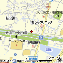 滋賀県草津市新浜町90周辺の地図