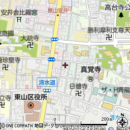 京都府京都市東山区上田町周辺の地図