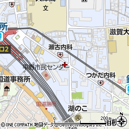 滋賀県大津市馬場3丁目15-3周辺の地図
