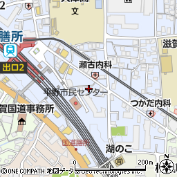 滋賀県大津市馬場3丁目15-54周辺の地図