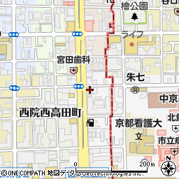 アルモード京都西院管理事務所周辺の地図