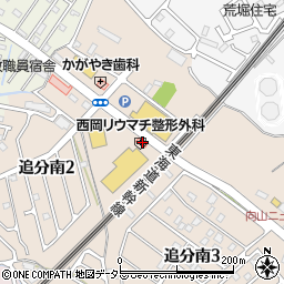 西岡医院周辺の地図