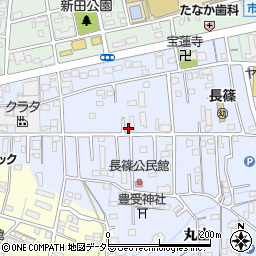 愛知県知立市長篠町新田東5周辺の地図
