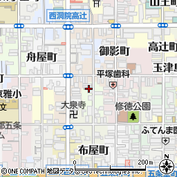 京都若宮松原郵便局周辺の地図