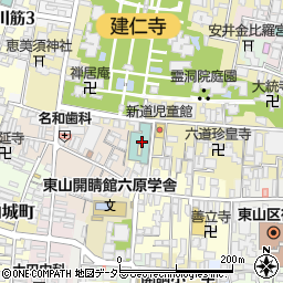 ホテルザセレスティン京都祇園周辺の地図