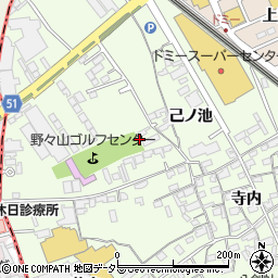 愛知県知立市上重原町土取周辺の地図