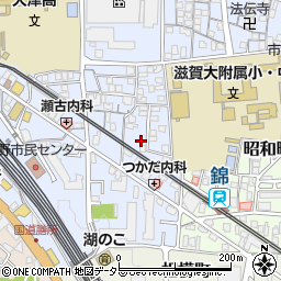 滋賀県大津市馬場3丁目9-15周辺の地図