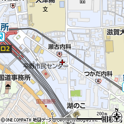 滋賀県大津市馬場3丁目15-2周辺の地図