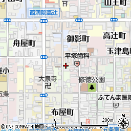京都府京都市下京区亀屋町37-3周辺の地図