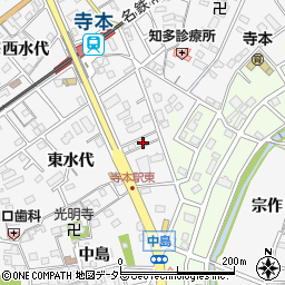 愛知県知多市八幡東水代33周辺の地図
