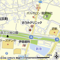 滋賀県草津市新浜町87-1周辺の地図