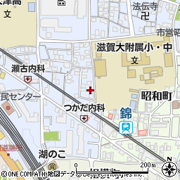 滋賀県大津市馬場3丁目8-19周辺の地図