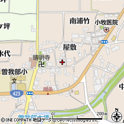 京都府亀岡市曽我部町南条屋敷24周辺の地図