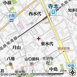 愛知県知多市八幡東水代96周辺の地図