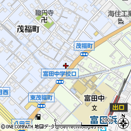 スズキ自販三重スズキアリーナ富田周辺の地図