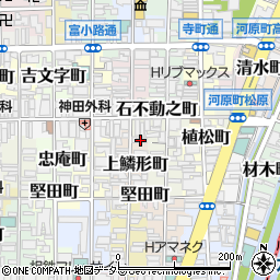 京都府京都市下京区上鱗形町505周辺の地図