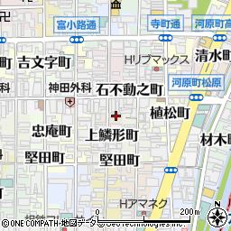 京都府京都市下京区上鱗形町505周辺の地図