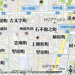 京都府京都市下京区上鱗形町504周辺の地図