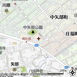 静岡県静岡市清水区中矢部町21周辺の地図