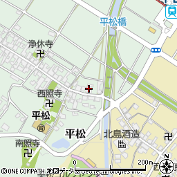 滋賀県湖南市平松194周辺の地図