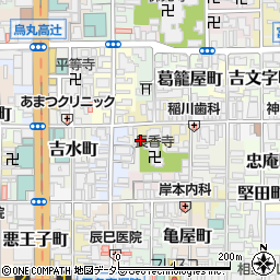 京都府京都市下京区本燈籠町6周辺の地図