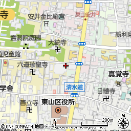 グランコート高台寺周辺の地図