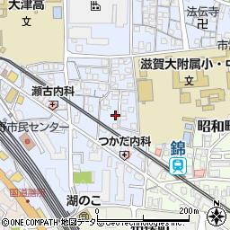 滋賀県大津市馬場3丁目9-14周辺の地図