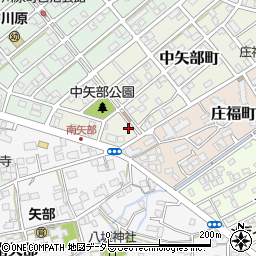 静岡県静岡市清水区中矢部町21-4周辺の地図