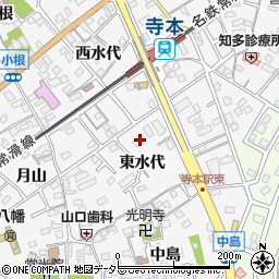 愛知県知多市八幡東水代52周辺の地図