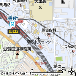 滋賀県大津市馬場3丁目1-20周辺の地図