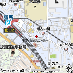 滋賀県大津市馬場3丁目1-15周辺の地図