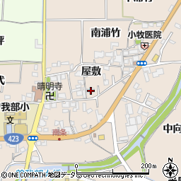 京都府亀岡市曽我部町南条屋敷17周辺の地図