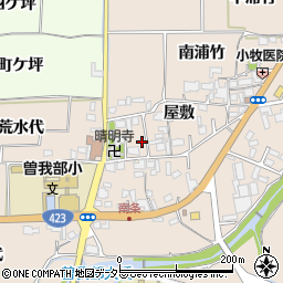 京都府亀岡市曽我部町南条屋敷33周辺の地図