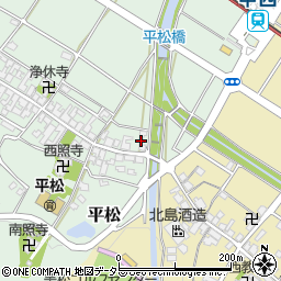 滋賀県湖南市平松195-1周辺の地図