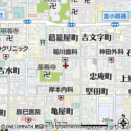 京都府京都市下京区樋之下町33周辺の地図