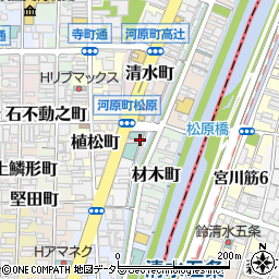 西木屋町難波町町家周辺の地図