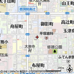 京都府京都市下京区亀屋町36周辺の地図