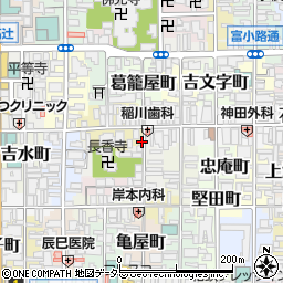 京都府京都市下京区本燈籠町30周辺の地図