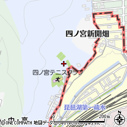 京都府京都市山科区四ノ宮熊ケ谷周辺の地図