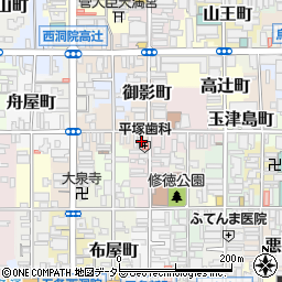 京都府京都市下京区藪下町30周辺の地図
