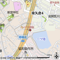 ａｐｏｌｌｏｓｔａｔｉｏｎセルフ草津ＳＳ周辺の地図