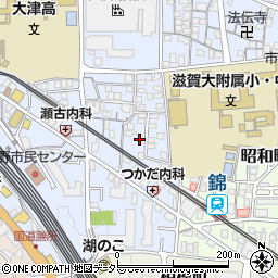 滋賀県大津市馬場3丁目9-13周辺の地図