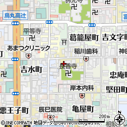 京都府京都市下京区本燈籠町9周辺の地図