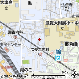 滋賀県大津市馬場3丁目8-4周辺の地図