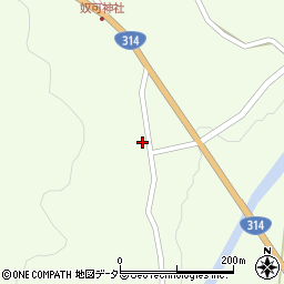 広島県庄原市東城町小奴可1401周辺の地図