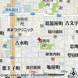 京都府京都市下京区本燈籠町4周辺の地図