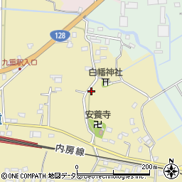 千葉県館山市二子周辺の地図